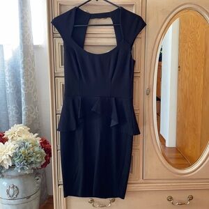 Bebe Bodycon Peplum Dress